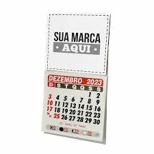 Mini Calendário com Imã